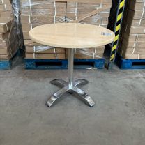 *Clearance* Light Beech 80cm Round Outdoor Complete Table