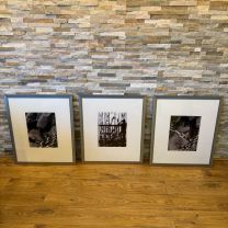 Silver Frame Pictures Set of 3