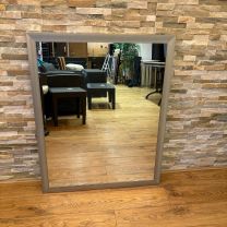 Large Mirror with Silver Frame 100x80cm