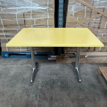 *Clearance* Werzalit Pale Yellow Outdoor Top and Base