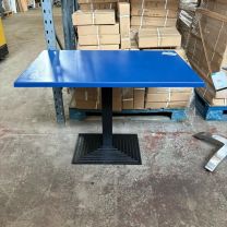 *Clearance* Werzalit Deep Blue Outdoor Top on Step Base