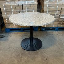 *Clearance* Werzalit 100cm Round Granite Outdoor Top with Step Base