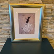 Dancing Lady Silver Frame Picture