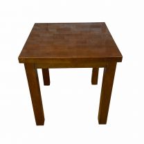 70x70 4 Leg Solid Wood Dining Table