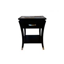 RV Astley Slick Black Bedside