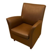 Ex 5 Star Hotel Suite Room Brown Leather Armchairs