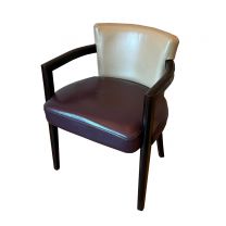 Purple and Beige Armchair