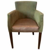 Green Suede Armchair 