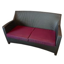 Dedon Rattan Outdoor Sofa with Cushion