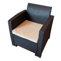 Ex Hotel Rattan Outdoor Chair with Cushion