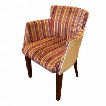 Striped Coloured Armchair