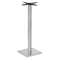 Fleet - Poseur Height Square Small Table Base (Round Column)