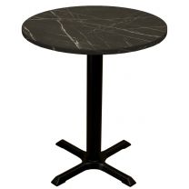 Black Marble Complete Samson Small Round Table