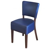 Belmont Blue Faux Leather Restaurant Chairs