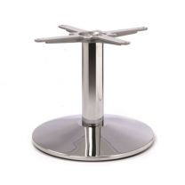 Chrome Dome Small Coffee Height Table Base