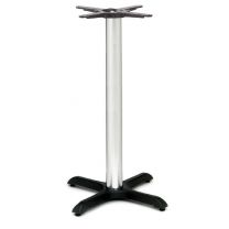 Samson B1 Chrome Column Table Base - Poseur Height Small