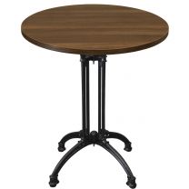 Walnut Complete Continental Small Round Table