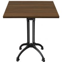 Walnut Complete Continental Square Table