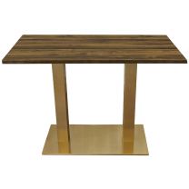 Rustic Oak Complete Zeus Rectangle Table