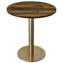 Rustic Oak Complete Zeus Small Round Table