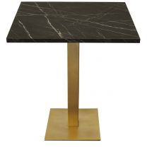 Black Marble Complete Zeus Square Table