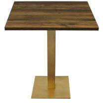 Rustic Oak Complete Zeus Square Table