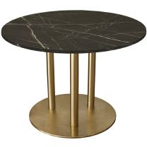 Black Marble Complete Zeus Large Round Table