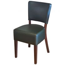 Belmont Green Faux Leather Restaurant Chairs