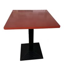 Red Square Table
