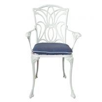 Norfolk White Armchair