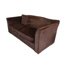 Dark Brown 6ft Sofa Bed