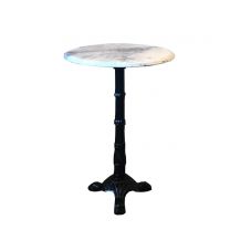 Marble Ornate Table With A Sold Cast Iron Base