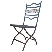 Clairemont Outdoor Folding Side Chair - Dark