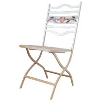 Clairemont Outdoor Folding Side Chair - Light