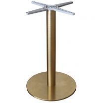 Zeus Gold Small Round Table Base