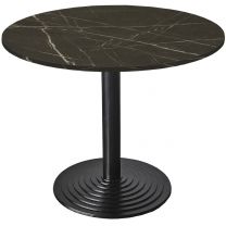 Black Marble Complete Step Large Round Table