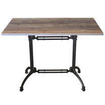 Sterling Oak Complete Continental Rectangle Table