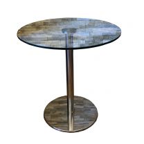 Pedrali Italian Designer Tempered Glass Table 60cm Round