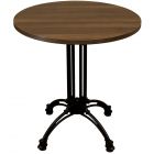 Walnut Complete Continental Small Round Table