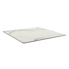 White Marble Compact Laminate Table Top 10mm Thick