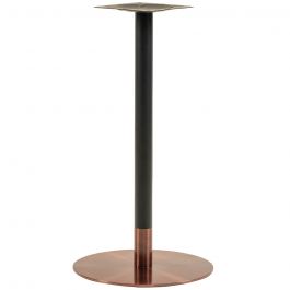 Sphinx Large Poseur Height Table Base Rose Gold & Black | Mayfair Furniture