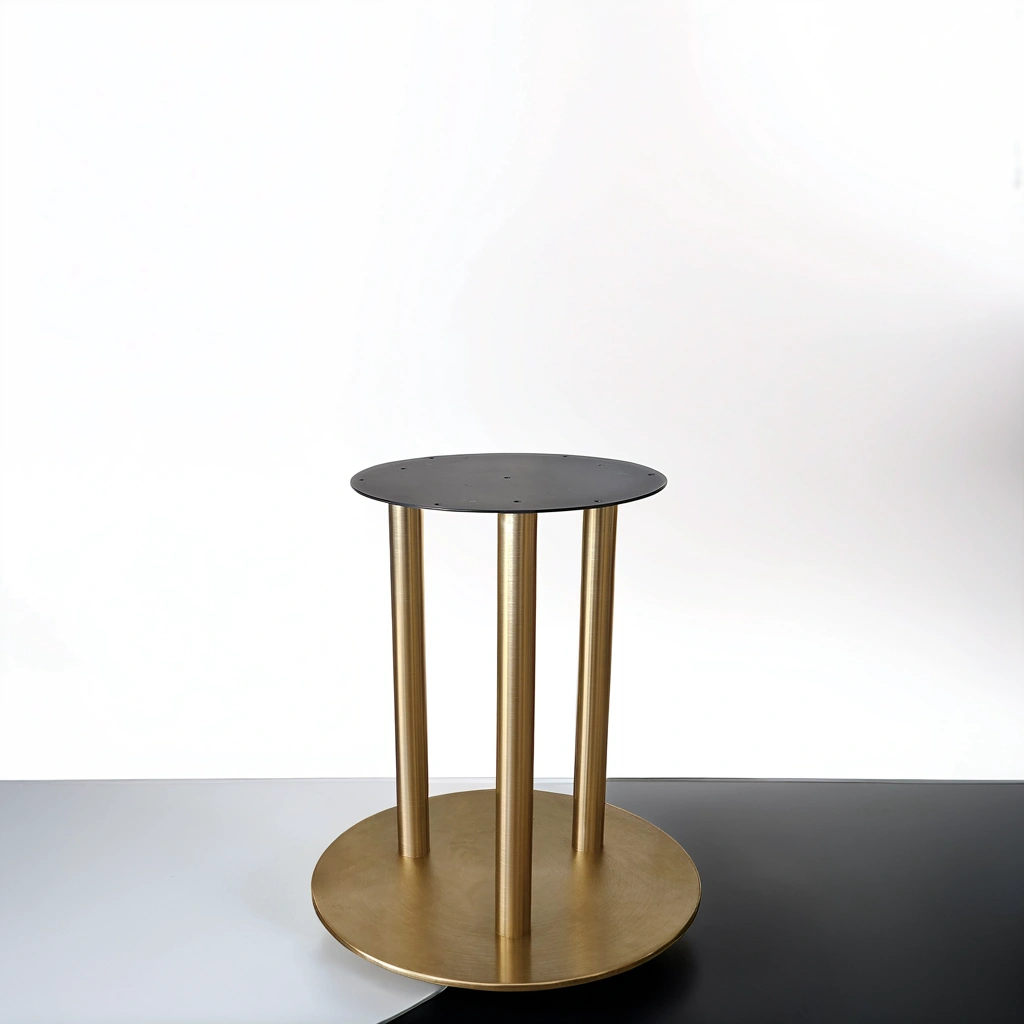 Zeus Square Gold Table Base